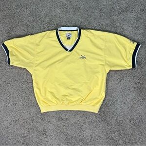 VTG Cutter & Buck Mens Large Yellow Clima-Guard Golf Windbreaker 1929 ValleyWood